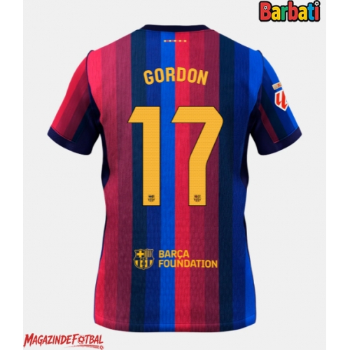 Barcelona Anthony Gordon #17 Tricou Fotbal Replică 2026-27 Barbati Acasa Barcelona Anthony Gordon #17 Tricou Fotbal Replică 2026-27 Barbati Acasa